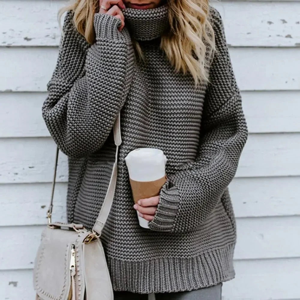 Women's Turtleneck Sweater — View 4