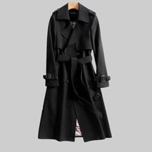 Women's Belted Double-Breasted Trench Coat | Helga in Beige - Juana Fashion
