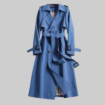 Women's Belted Double-Breasted Trench Coat | Helga in Beige - Juana Fashion