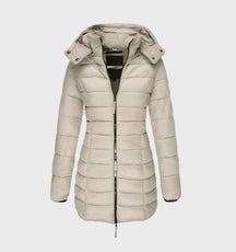 Women's Hooded Longline Coat — View 5