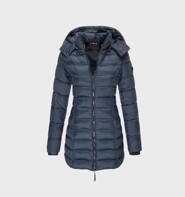 Women's Hooded Longline Coat — View 2
