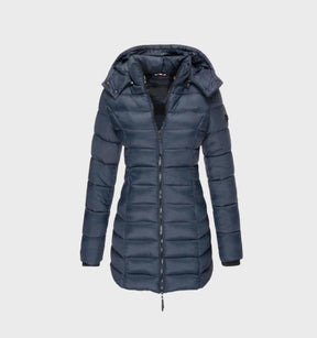 Women's Hooded Longline Coat — View 2