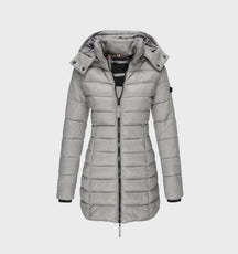 Women's Hooded Longline Coat — View 4
