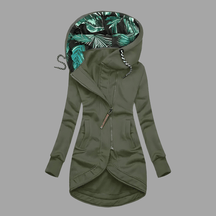 Women's Winter Jacket with Protective Outer Layer | Stefanie in Navy - Juana Fashion