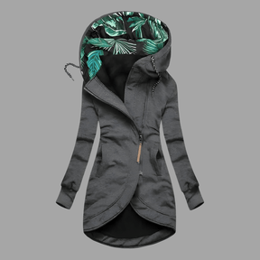 Women's Winter Jacket with Protective Outer Layer | Stefanie in Navy - Juana Fashion