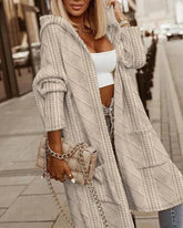 Women's Hooded Longline Cardigan — View 2