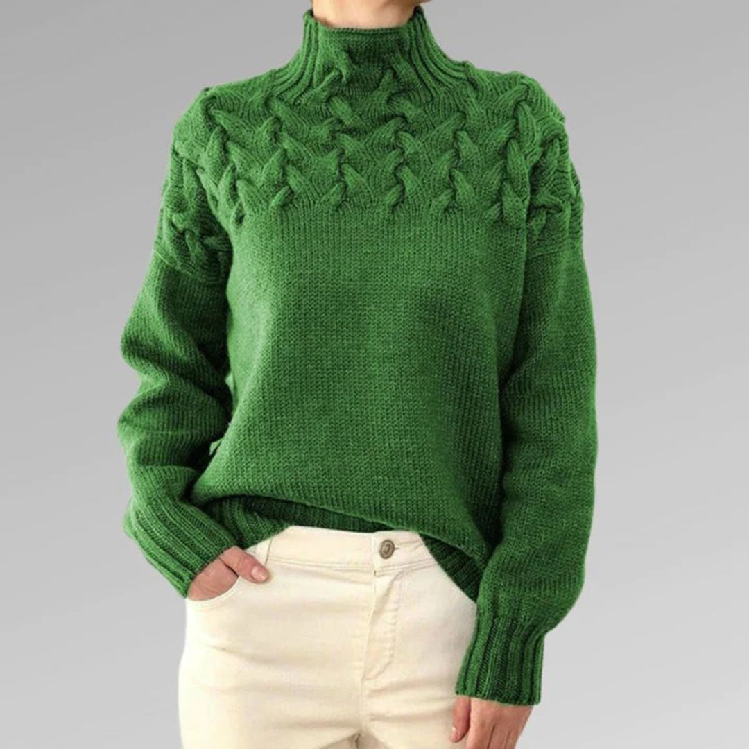 Women's Turtleneck Sweater — View 3