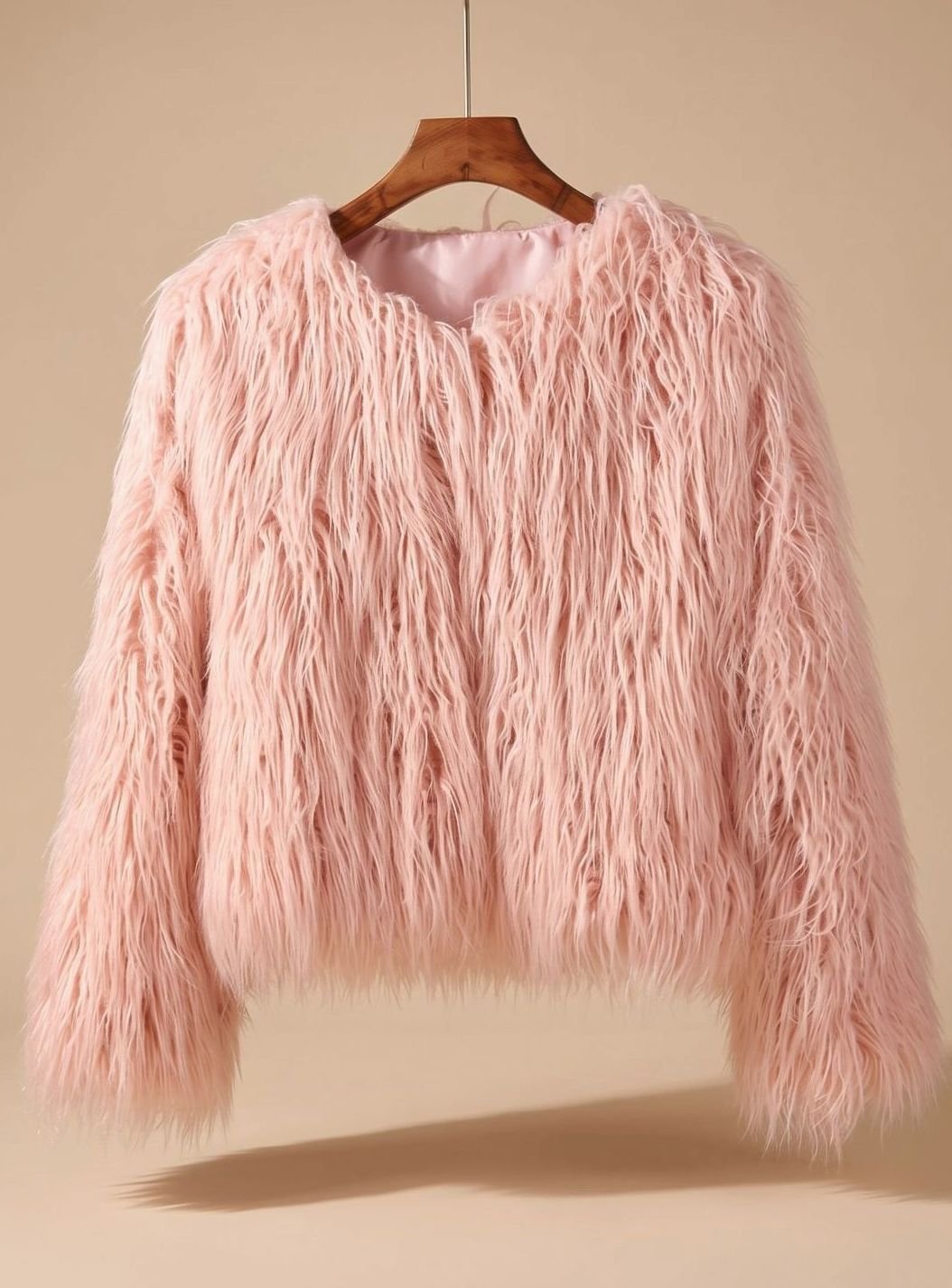 Women's Short Faux Fur Coat | Mia in White - Juana Fashion