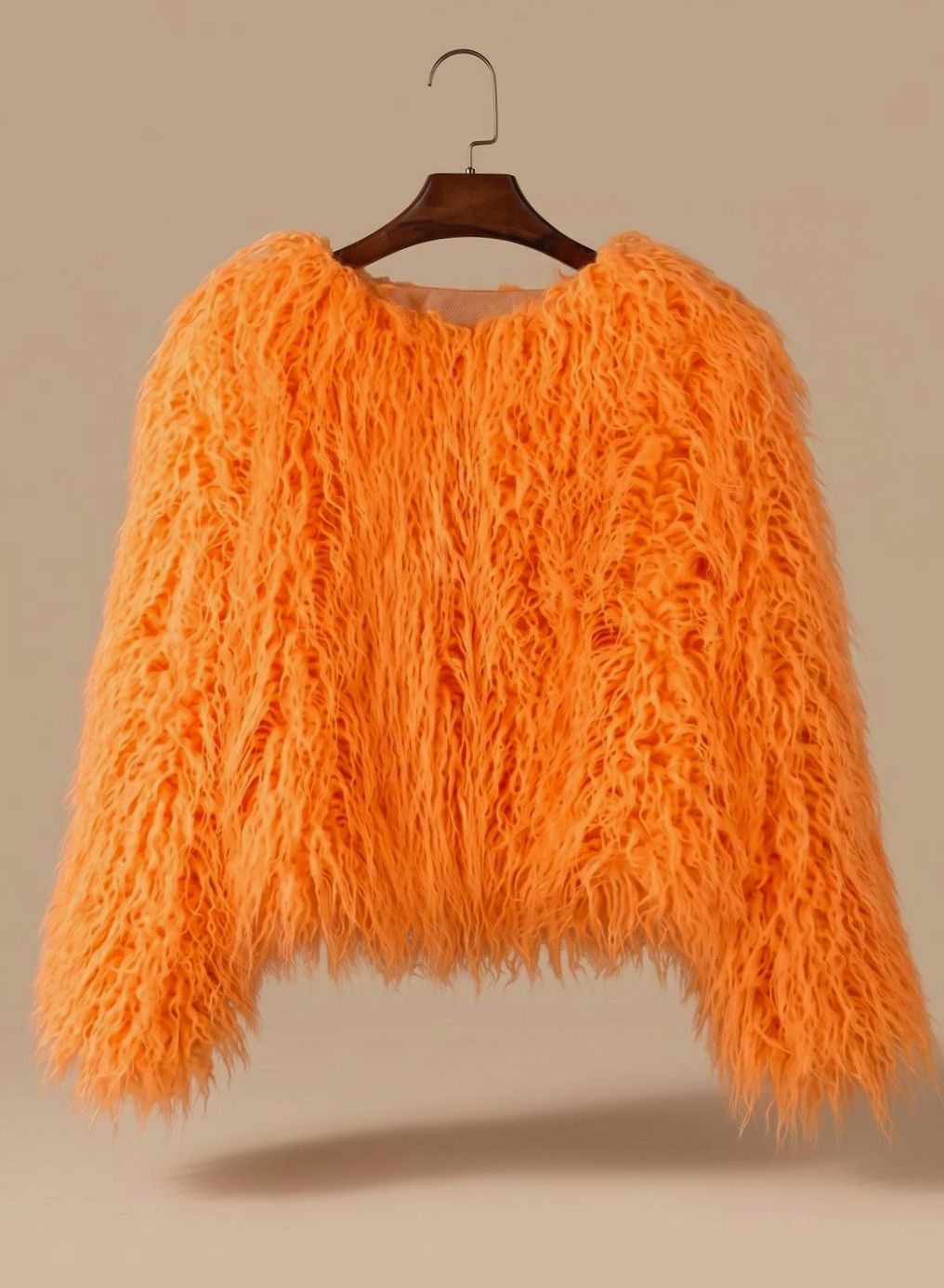 Women's Short Faux Fur Coat | Mia in Bright Pink - Juana Fashion