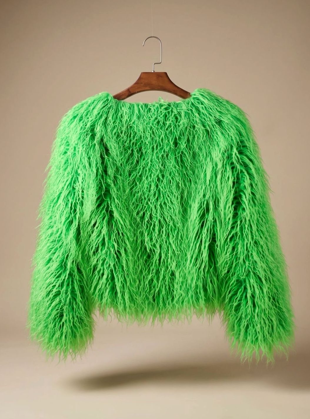 Women's Short Faux Fur Coat | Mia in Bright Pink - Juana Fashion
