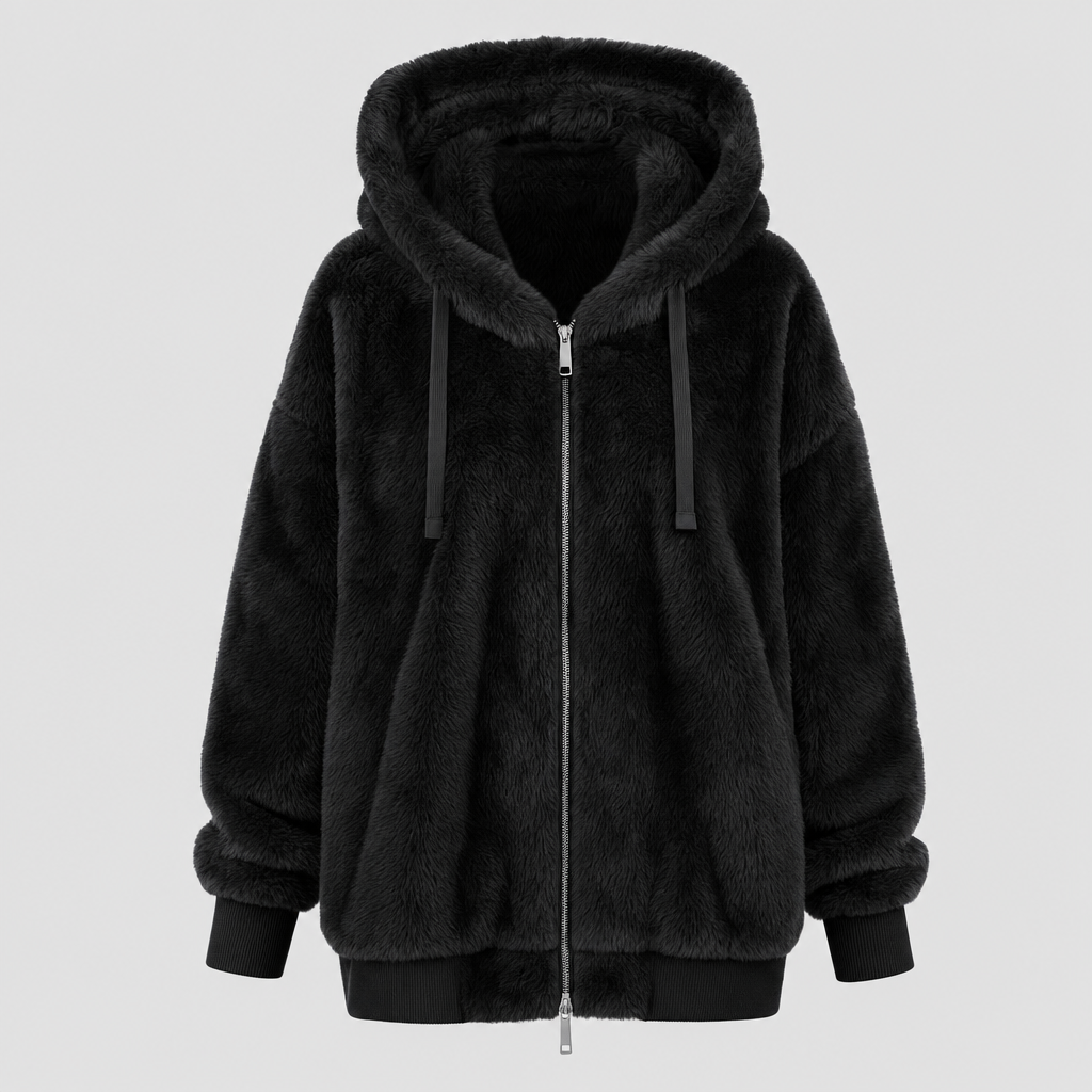 Women's Oversized Fleece Jacket | Larkhill in Caramel - Juana Fashion