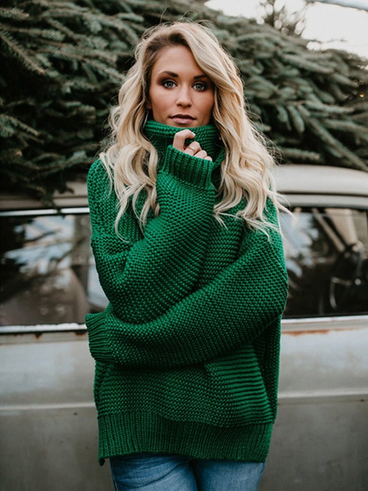 Women's Turtleneck Sweater — View 2