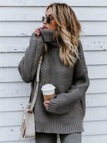 Women's Turtleneck Sweater — View 7