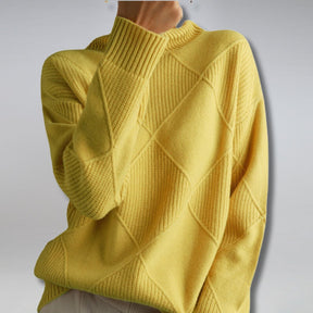 Women's Cashmere Turtleneck Sweater — View 4