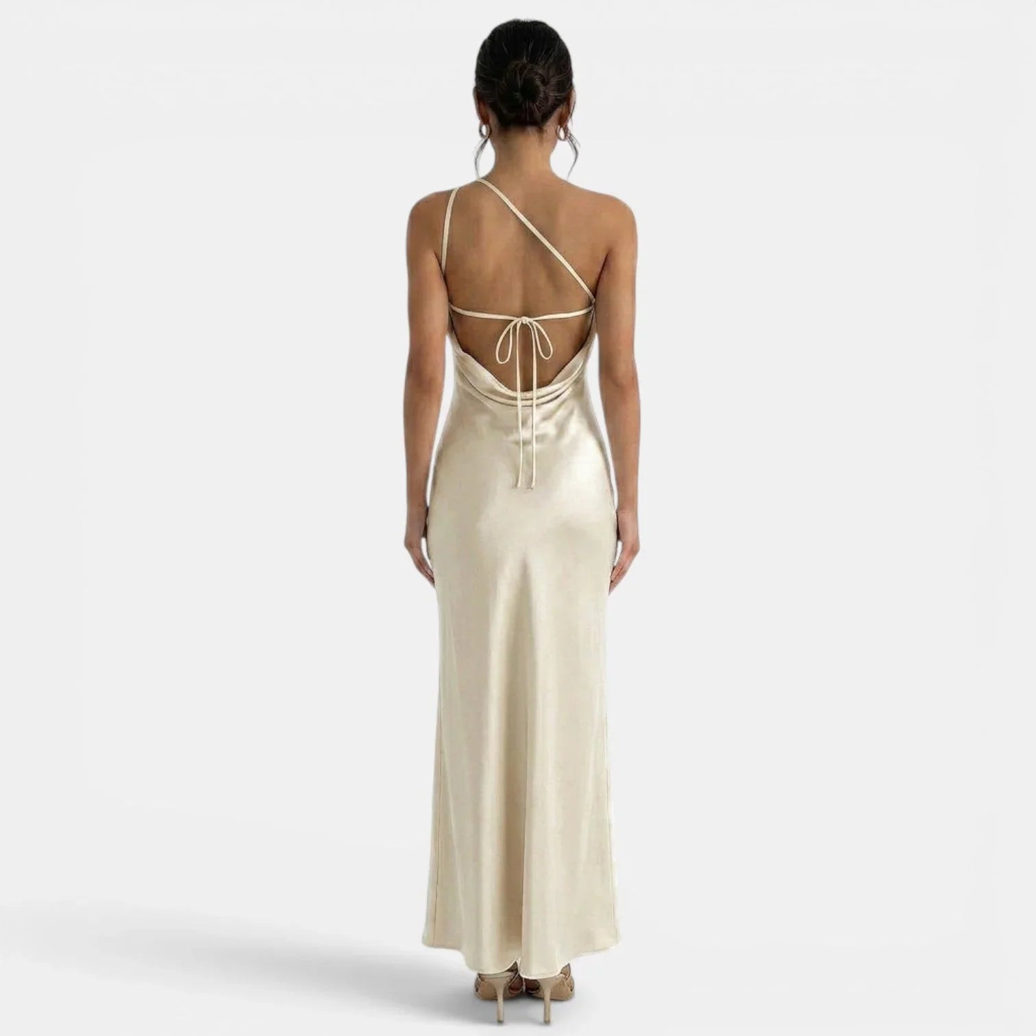 Women's One-Shoulder Mermaid Maxi Evening Dress | Lola