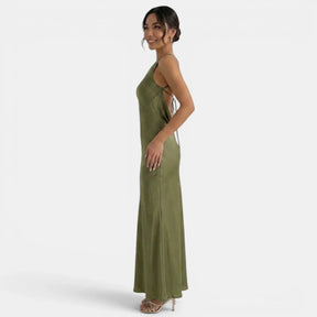 Women's One-Shoulder Mermaid Maxi Evening Dress | Lola