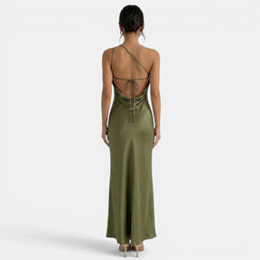 Women's One-Shoulder Mermaid Maxi Evening Dress | Lola
