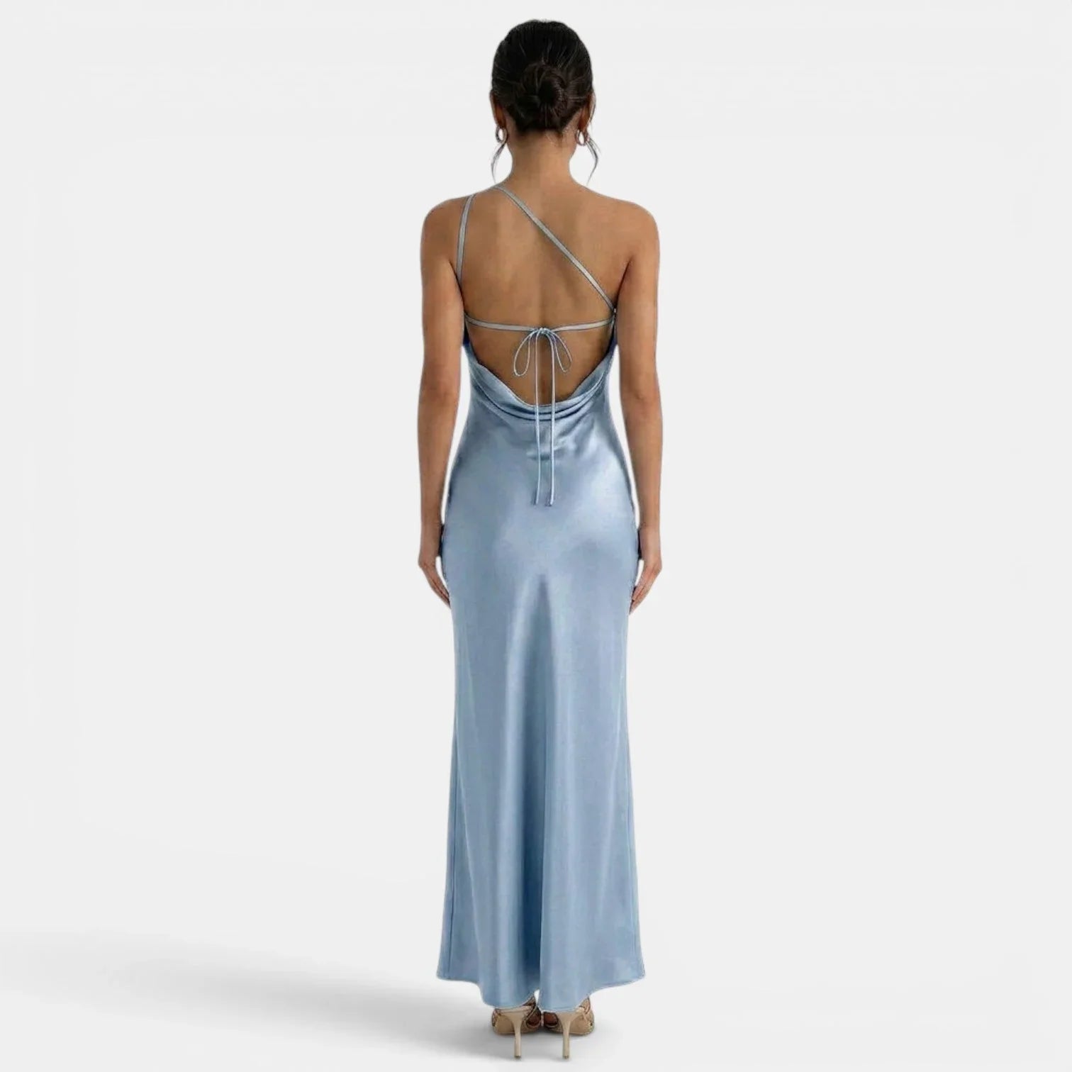 Women's One-Shoulder Mermaid Maxi Evening Dress | Lola