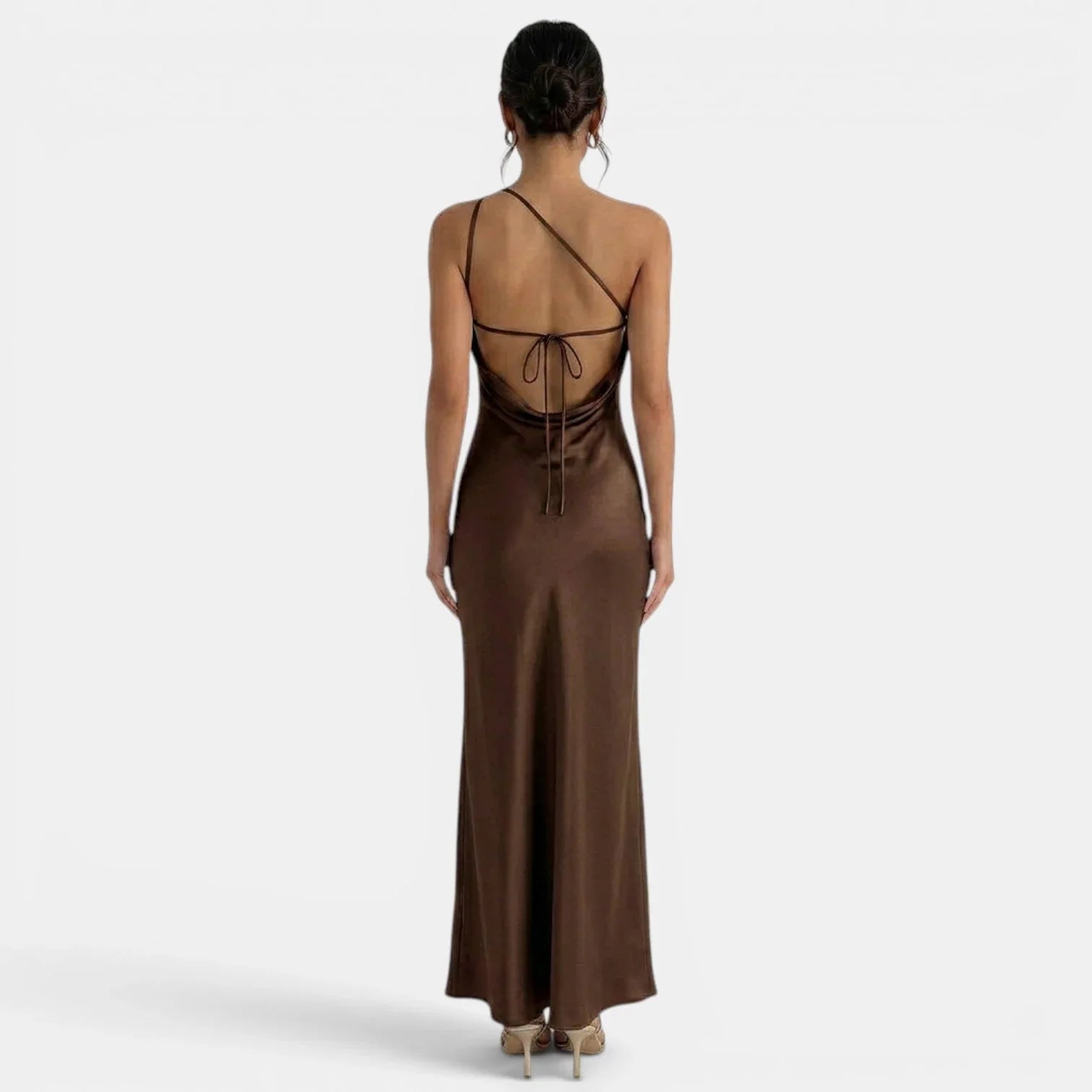 Women's One-Shoulder Mermaid Maxi Evening Dress | Lola