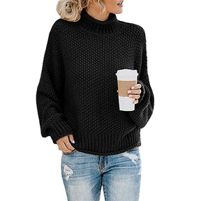 Women's Ribbed Turtleneck Sweater — View 8