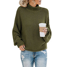 Women's Ribbed Turtleneck Sweater — View 7