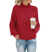 Women's Ribbed Turtleneck Sweater — View 6
