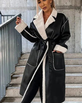 Women's Leather Look Jacket — View 8