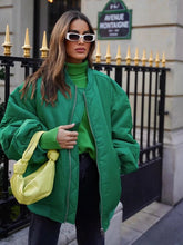 Women's Oversized Bomber Jacket — View 4