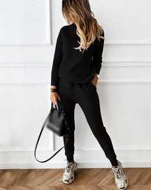 Women's Two Piece Knit Set — View 2