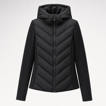 Women's Hooded Quilted Jacket | Marchmont in Black - Juana Fashion