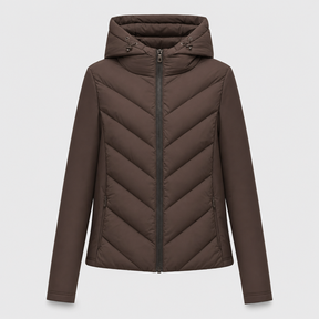 Women's Hooded Quilted Jacket | Marchmont in Black - Juana Fashion