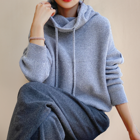 Women's Merino Wool Turtleneck Sweater — View 3