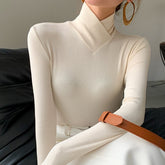 Women's Long Sleeve Turtleneck Sweater — View 1