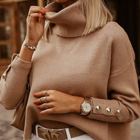 Women's Turtleneck Sweater — View 4