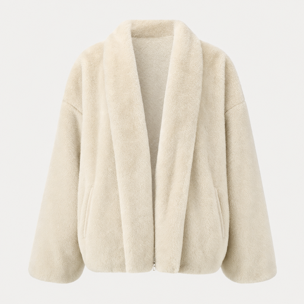 Women's Sherpa Fleece Jacket | Norwood in Chocolate - Juana Fashion