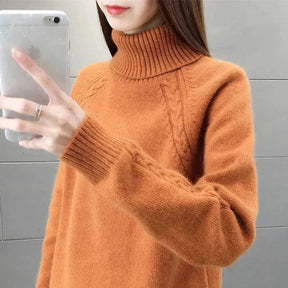 Women's Turtleneck Sweater — View 3