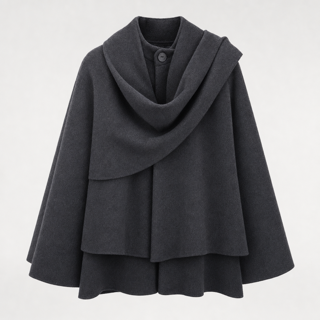 Women's Insulated Shawl-Collar Parka | Oakworth in Charcoal - Juana Fashion