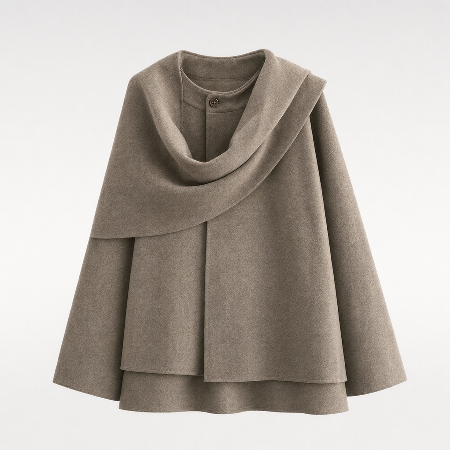 Women's Insulated Shawl-Collar Parka | Oakworth in Dark Khaki - Juana Fashion