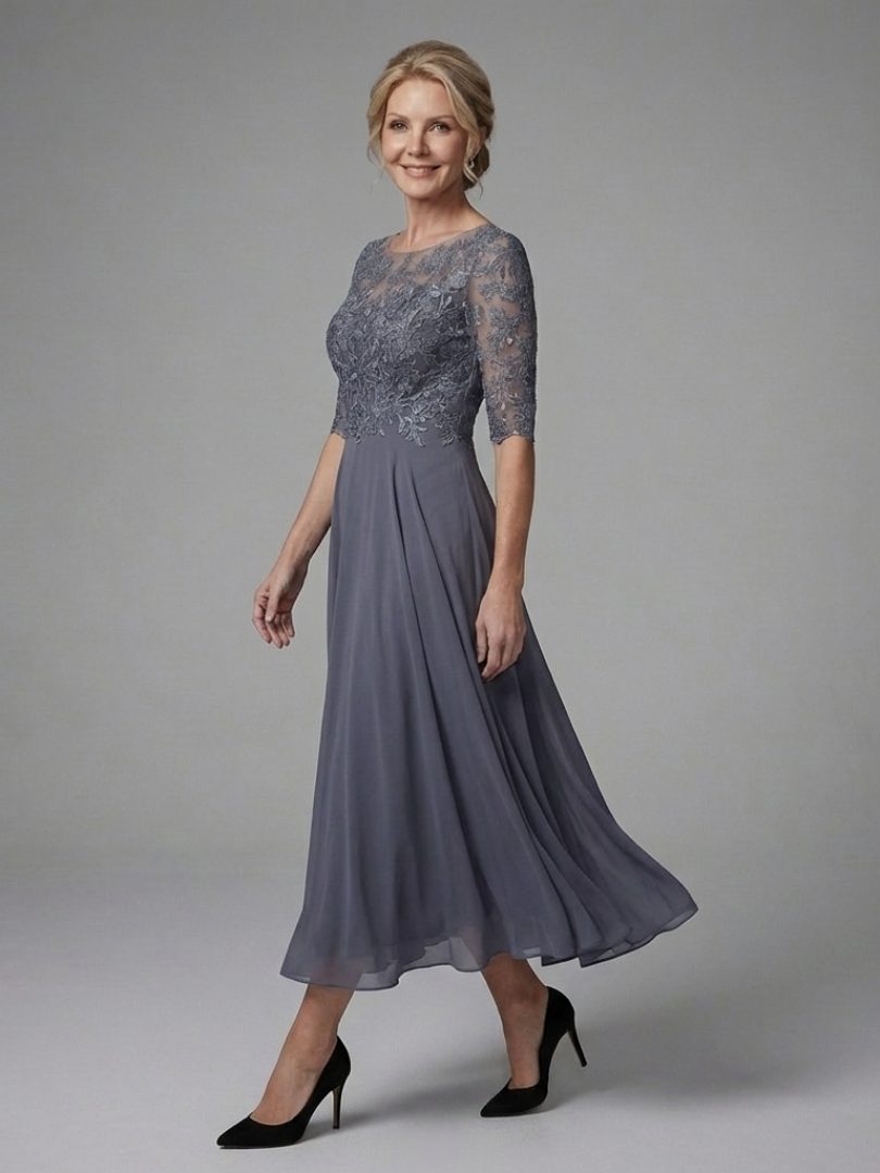Women's Lace-Bodice Wedding Guest Dress | Penthea