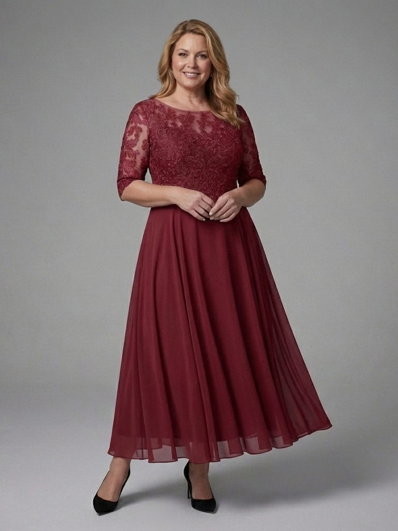 Women's Lace-Bodice Wedding Guest Dress | Penthea