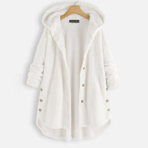 Women's Oversized Hooded Plus Size Jacket — View 2