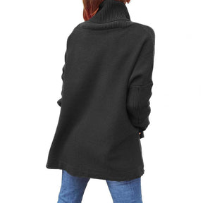 Women's Oversized Turtleneck Sweater — View 1