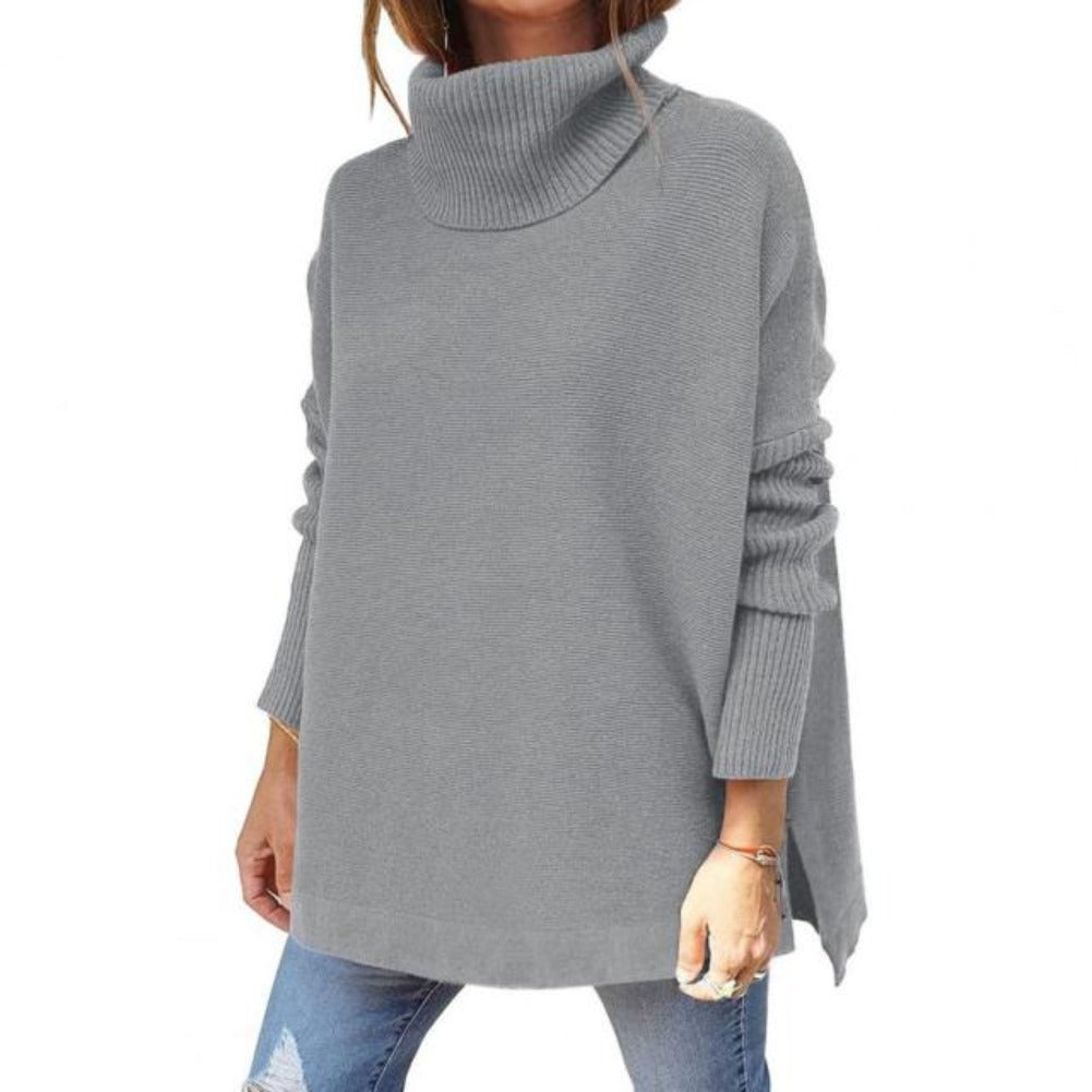Women's Oversized Turtleneck Sweater — View 7