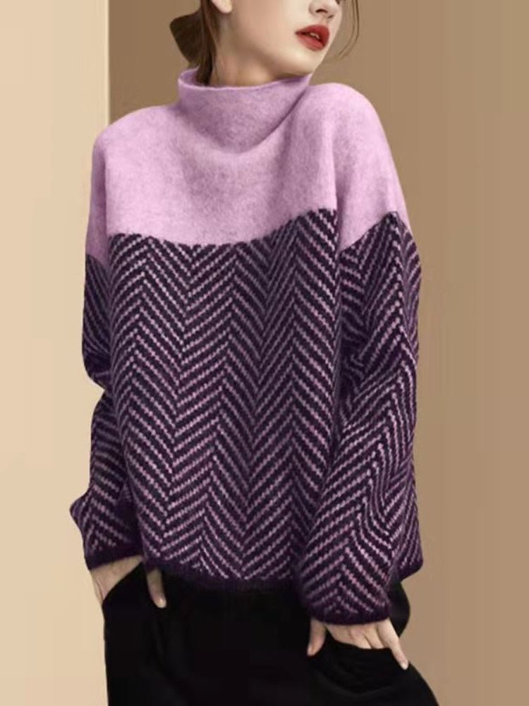 Women's Turtleneck Sweater — View 4