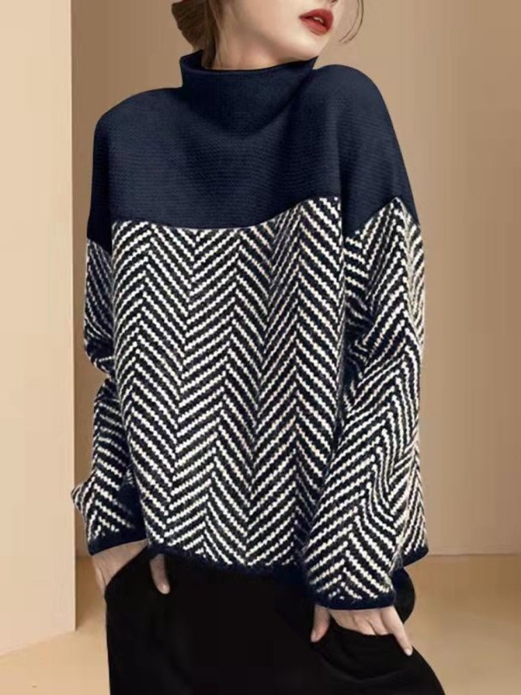 Women's Turtleneck Sweater — View 1