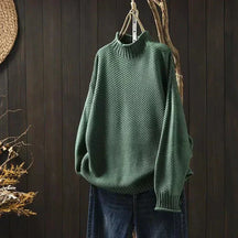 Women's Oversized Turtleneck Sweatshirt — View 1