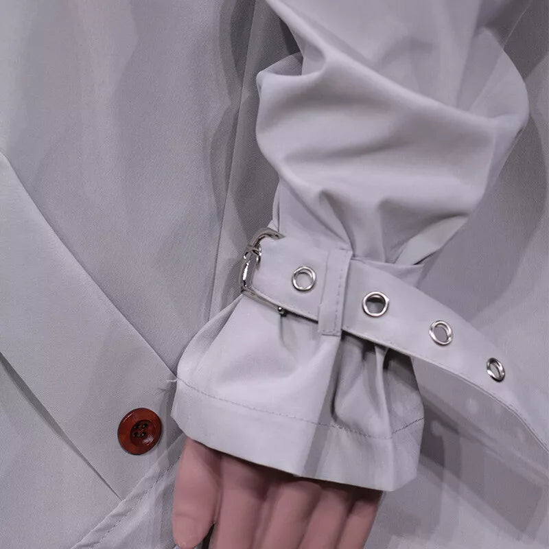 Women's Double Breasted Trench Coat — View 2