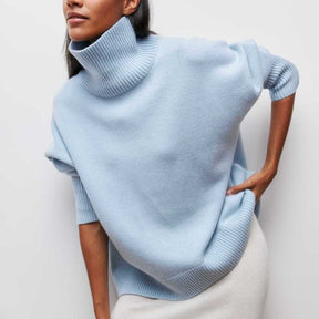 Women's Oversized Turtleneck Sweater — View 1
