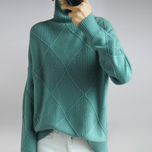 Women's Turtleneck Sweater — View 7