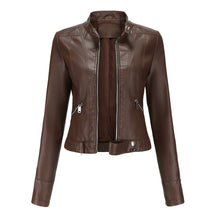 Women's Faux Leather Jacket — View 4